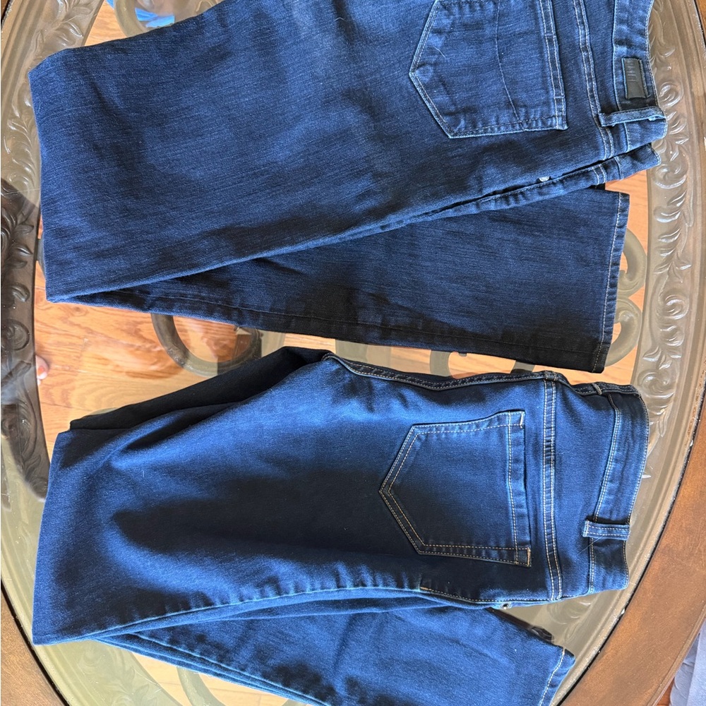 Side panel maternity jeans